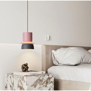 Modern Ceiling Pendant Pink And Black Lighting Aluminum BEDROOM KITCHEN KIDS ROO